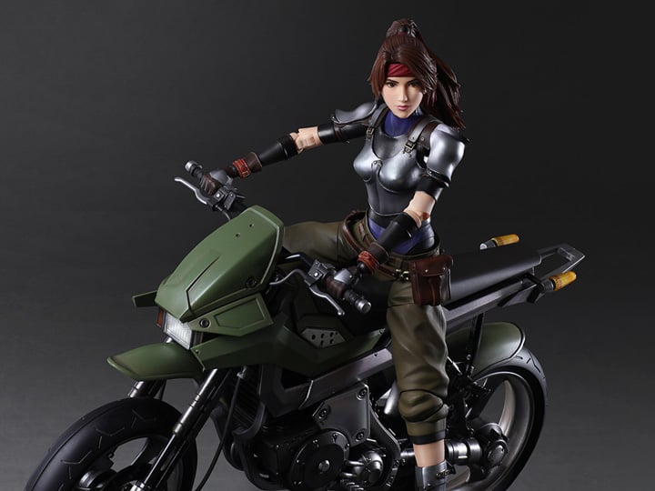 Final Fantasy VII Remake Play Arts Kai Jessie & Motorcycle Set Gallery Image 1