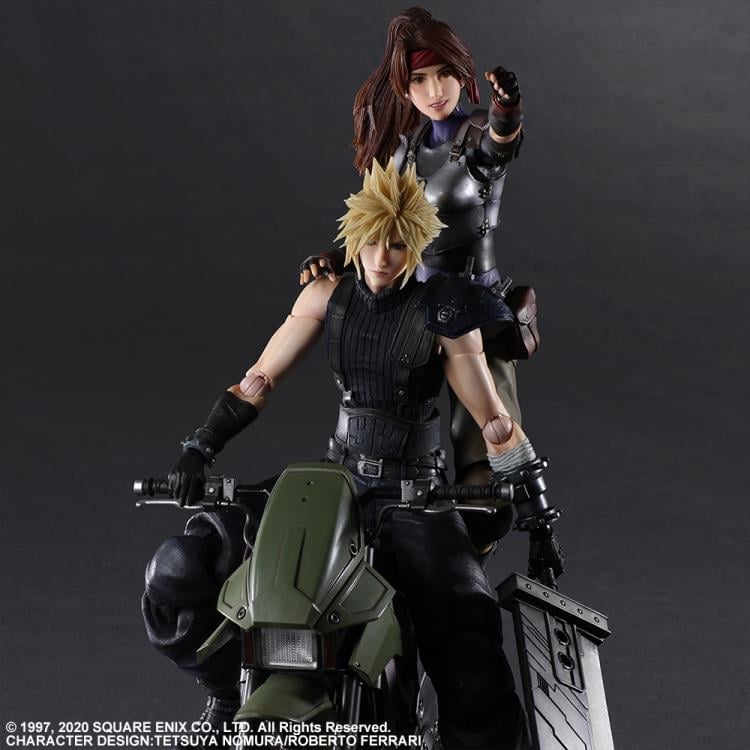 Final Fantasy VII Remake Play Arts Kai Jessie, Cloud & Motorcycle Set Gallery Image 6