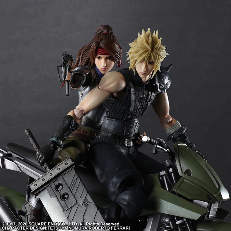 Final Fantasy VII Remake Play Arts Kai Jessie, Cloud & Motorcycle Set Gallery Image 7