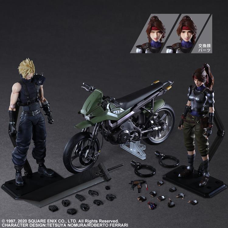 Final Fantasy VII Remake Play Arts Kai Jessie, Cloud & Motorcycle Set Gallery Image 9
