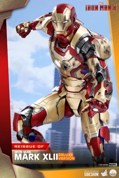 Iron Man 3 QS008 Iron Man Mark XLII (Deluxe Ver.) 1/4th Scale Figure (Reissue) Gallery Image 4