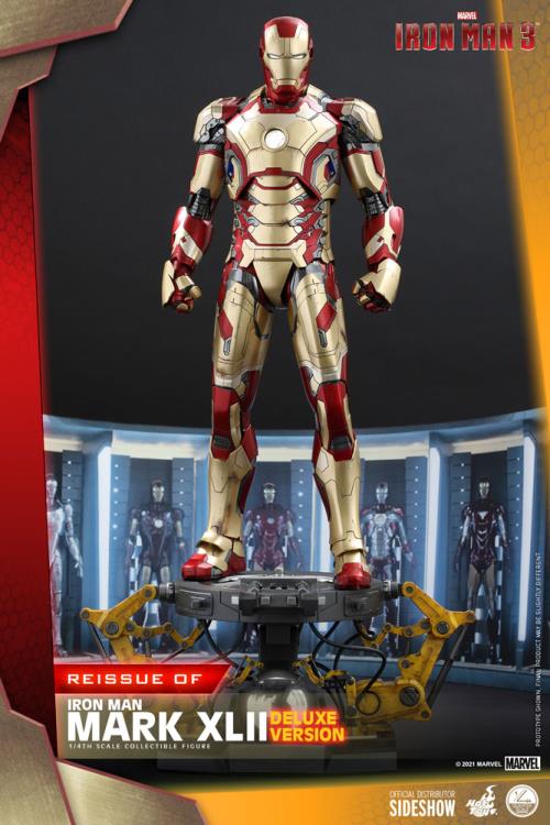 Iron Man 3 QS008 Iron Man Mark XLII (Deluxe Ver.) 1/4th Scale Figure (Reissue) Gallery Image 10