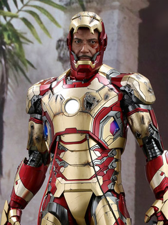 Iron Man 3 QS008 Iron Man Mark XLII (Deluxe Ver.) 1/4th Scale Figure (Reissue) Gallery Image 2