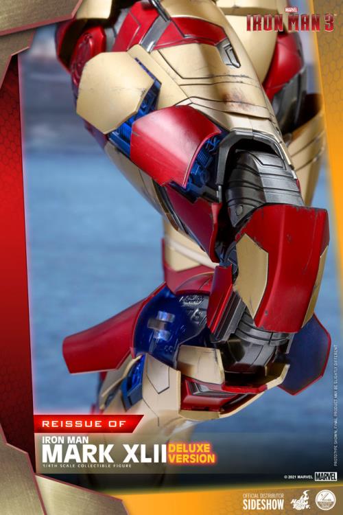 Iron Man 3 QS008 Iron Man Mark XLII (Deluxe Ver.) 1/4th Scale Figure (Reissue) Gallery Image 6