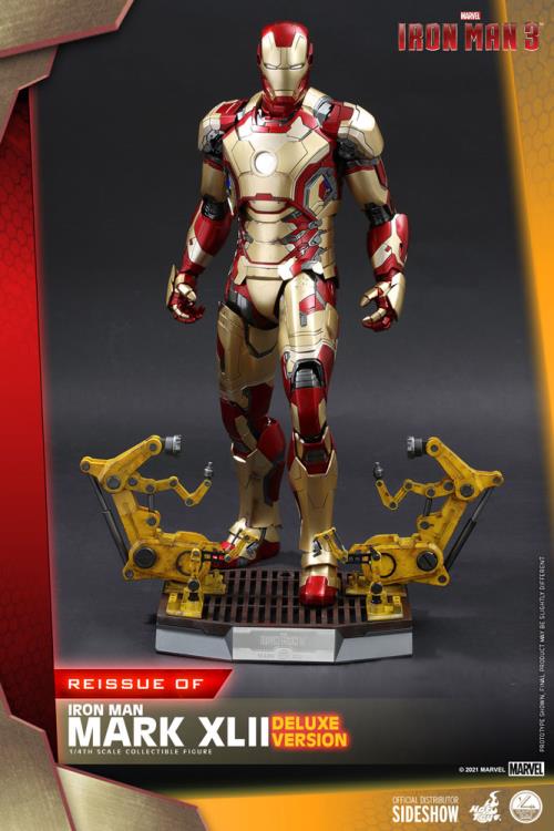 Iron Man 3 QS008 Iron Man Mark XLII (Deluxe Ver.) 1/4th Scale Figure (Reissue) Gallery Image 8