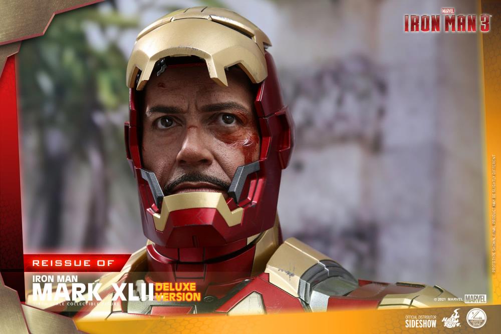 Iron Man 3 QS008 Iron Man Mark XLII (Deluxe Ver.) 1/4th Scale Figure (Reissue) Gallery Image 17