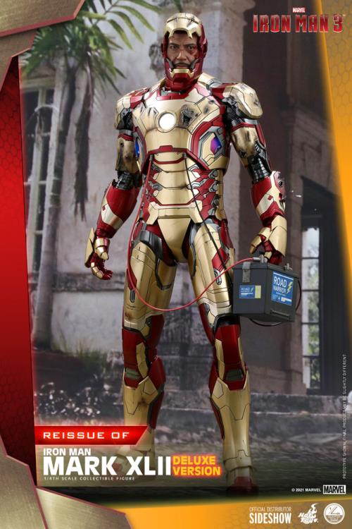 Iron Man 3 QS008 Iron Man Mark XLII (Deluxe Ver.) 1/4th Scale Figure (Reissue) Gallery Image 12