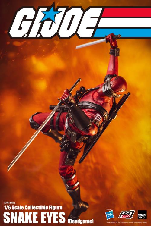 G.I. Joe FigZero Snake Eyes (Deadgame) 1/6 Scale BBTS Exclusive Collectible Figure Gallery Image 6