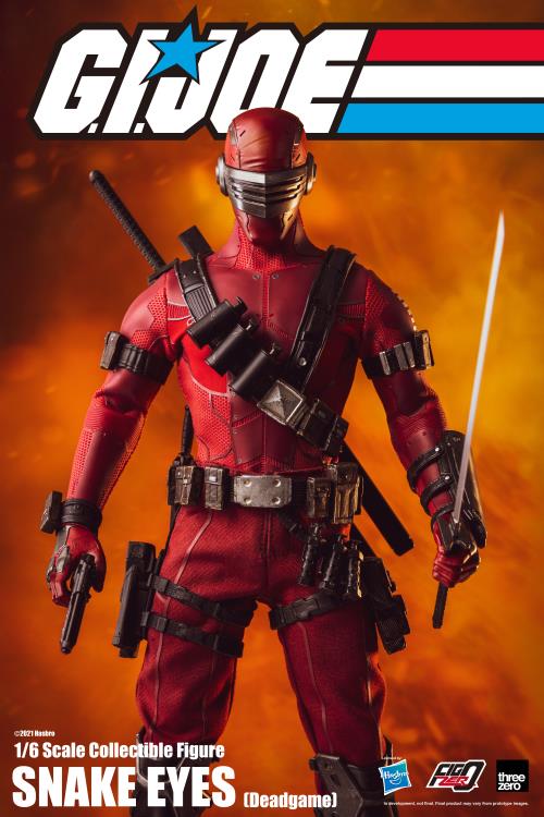 G.I. Joe FigZero Snake Eyes (Deadgame) 1/6 Scale BBTS Exclusive Collectible Figure Gallery Image 5