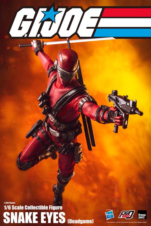 G.I. Joe FigZero Snake Eyes (Deadgame) 1/6 Scale BBTS Exclusive Collectible Figure Gallery Image 4