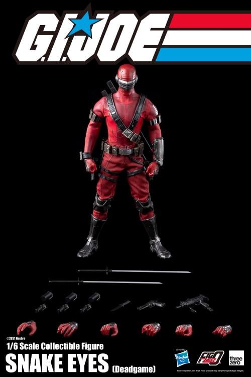 G.I. Joe FigZero Snake Eyes (Deadgame) 1/6 Scale BBTS Exclusive Collectible Figure Gallery Image 8