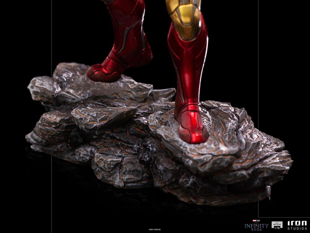 The Infinity Saga Battle Diorama Series Iron Man Ultimate 1/10 Art Scale Limited Edition Statue Gallery Image 13