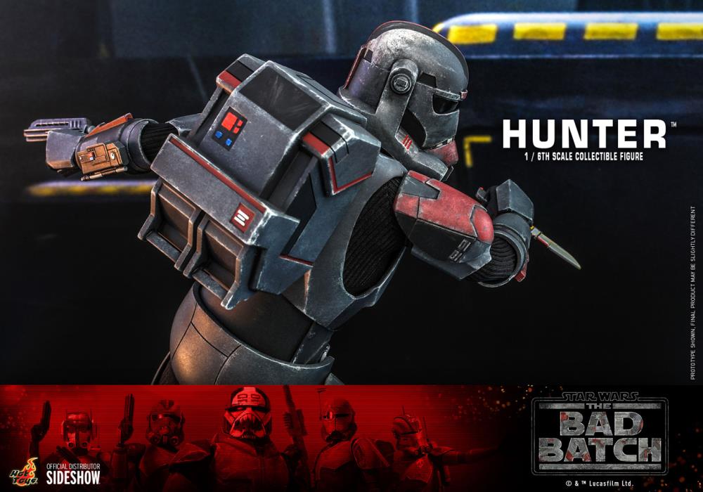 Star Wars: The Bad Batch TMS050 Hunter 1/6th Scale Collectible Figure Gallery Image 16
