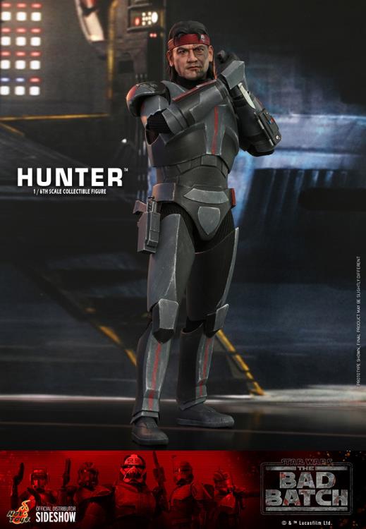 Star Wars: The Bad Batch TMS050 Hunter 1/6th Scale Collectible Figure Gallery Image 5