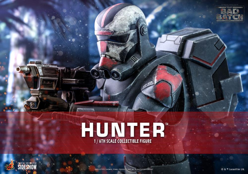 Star Wars: The Bad Batch TMS050 Hunter 1/6th Scale Collectible Figure Gallery Image 3