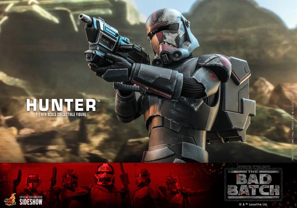 Star Wars: The Bad Batch TMS050 Hunter 1/6th Scale Collectible Figure