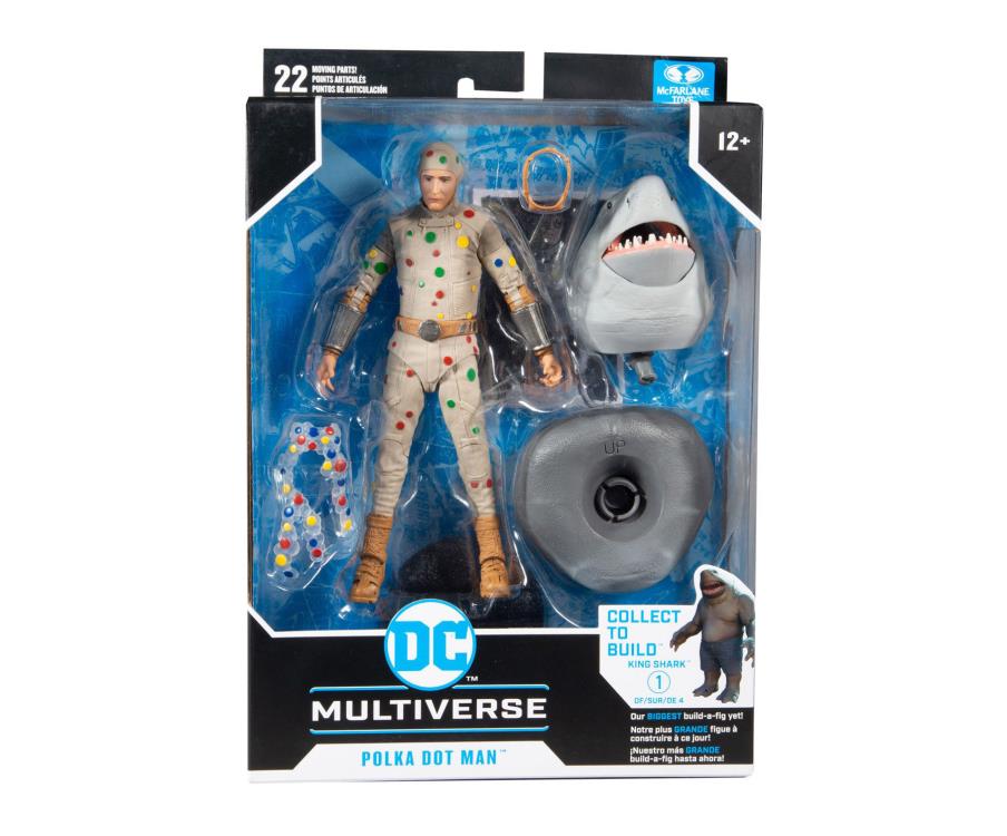 The Suicide Squad DC Multiverse Polka-Dot Man Action Figure (Collect to Build: King Shark) Gallery Image 10