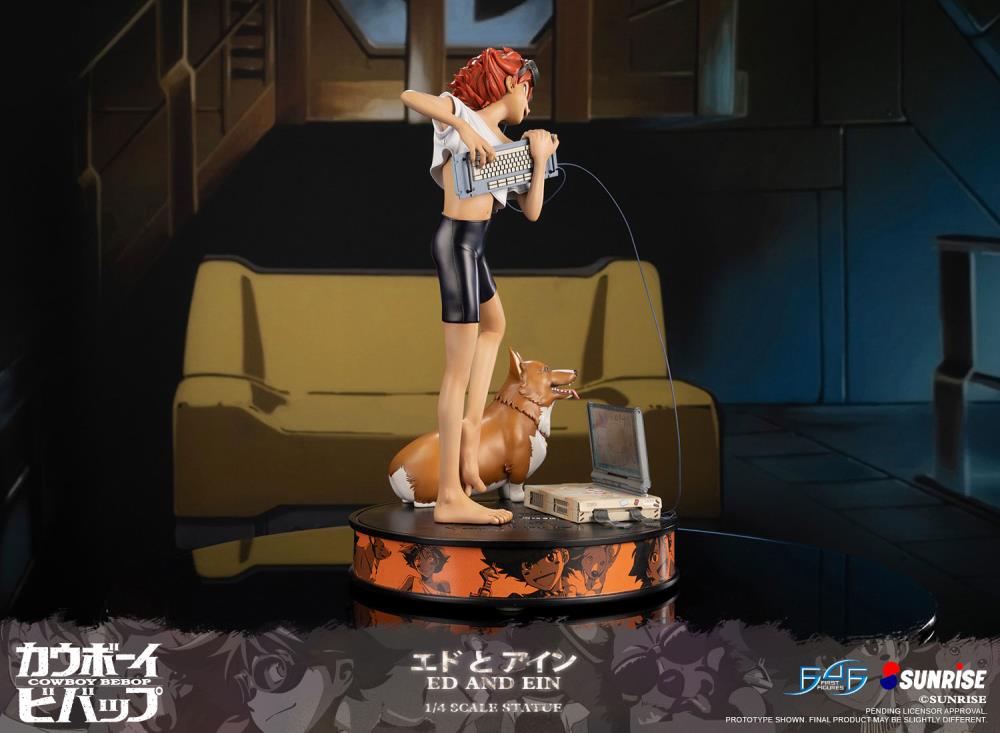 Cowboy Bebop Ed and Ein 1/4 Scale Statue Gallery Image 18