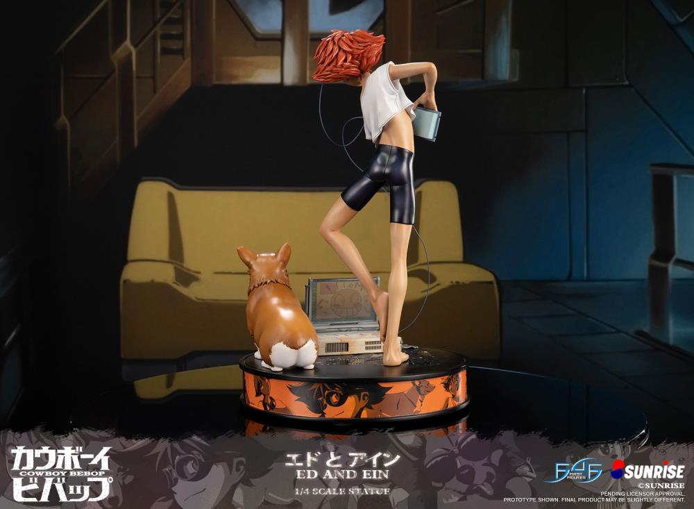 Cowboy Bebop Ed and Ein 1/4 Scale Statue Gallery Image 16