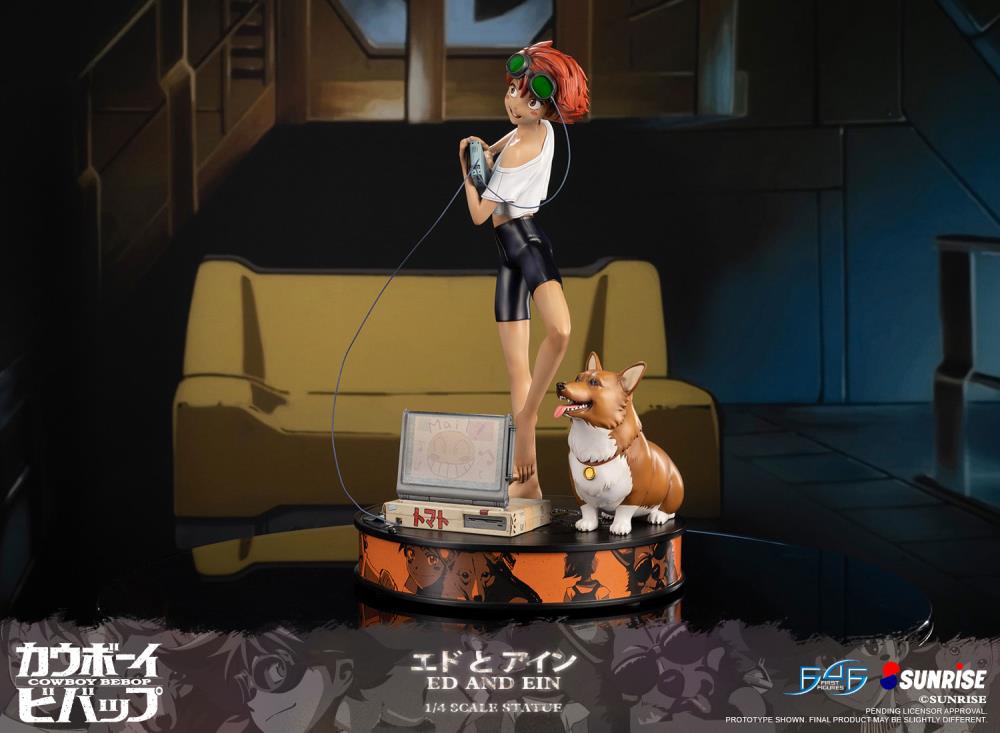Cowboy Bebop Ed and Ein 1/4 Scale Statue Gallery Image 13
