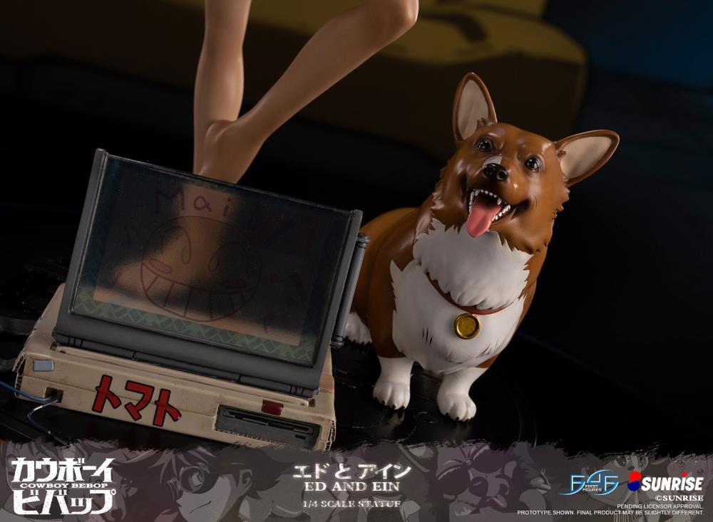 Cowboy Bebop Ed and Ein 1/4 Scale Statue Gallery Image 21