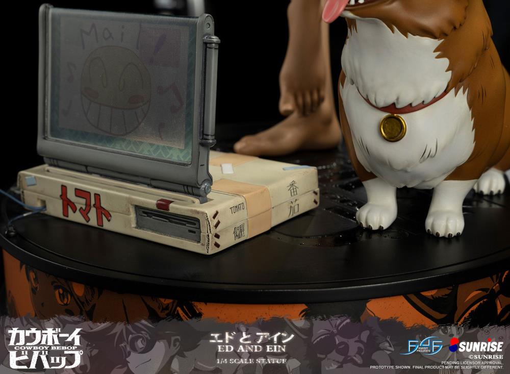 Cowboy Bebop Ed and Ein 1/4 Scale Statue Gallery Image 31