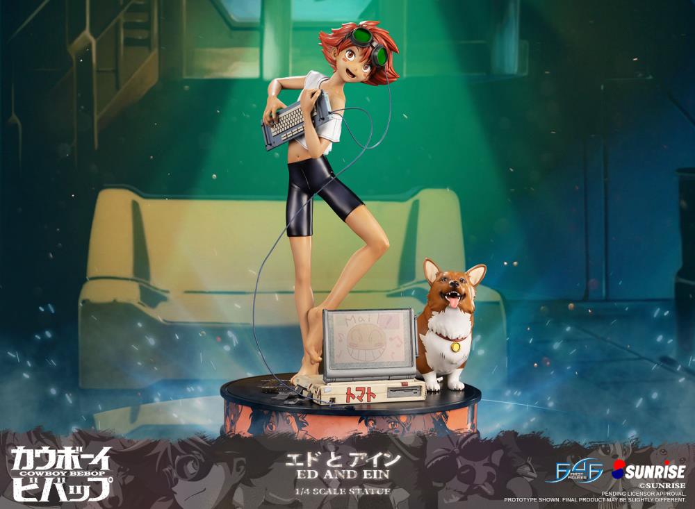 Cowboy Bebop Ed and Ein 1/4 Scale Statue Gallery Image 11