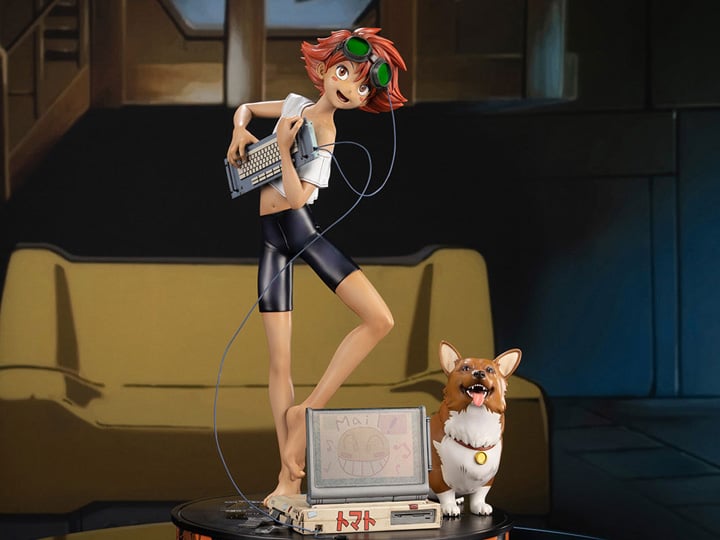 Cowboy Bebop Ed and Ein 1/4 Scale Statue Gallery Image 1