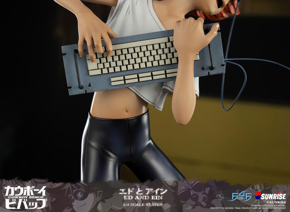 Cowboy Bebop Ed and Ein 1/4 Scale Statue Gallery Image 22