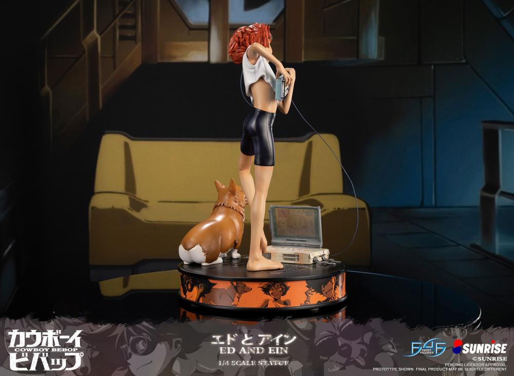 Cowboy Bebop Ed and Ein 1/4 Scale Statue Gallery Image 17