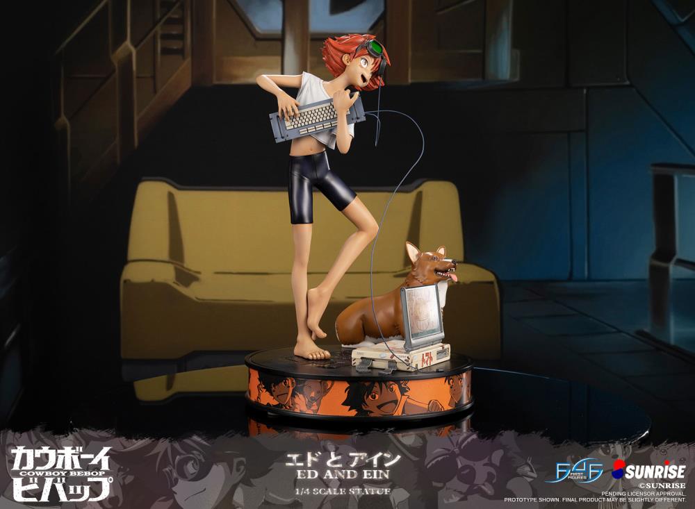 Cowboy Bebop Ed and Ein 1/4 Scale Statue Gallery Image 19