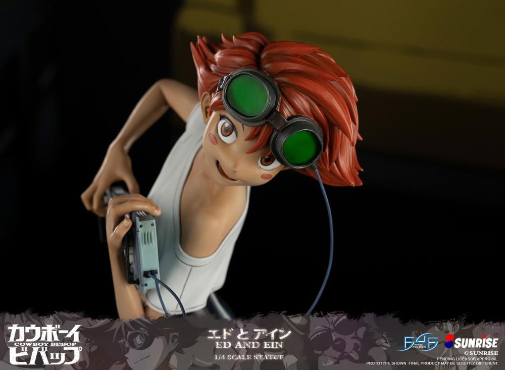 Cowboy Bebop Ed and Ein 1/4 Scale Statue Gallery Image 24