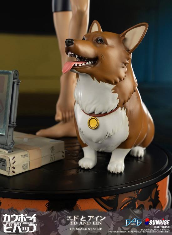 Cowboy Bebop Ed and Ein 1/4 Scale Statue Gallery Image 30