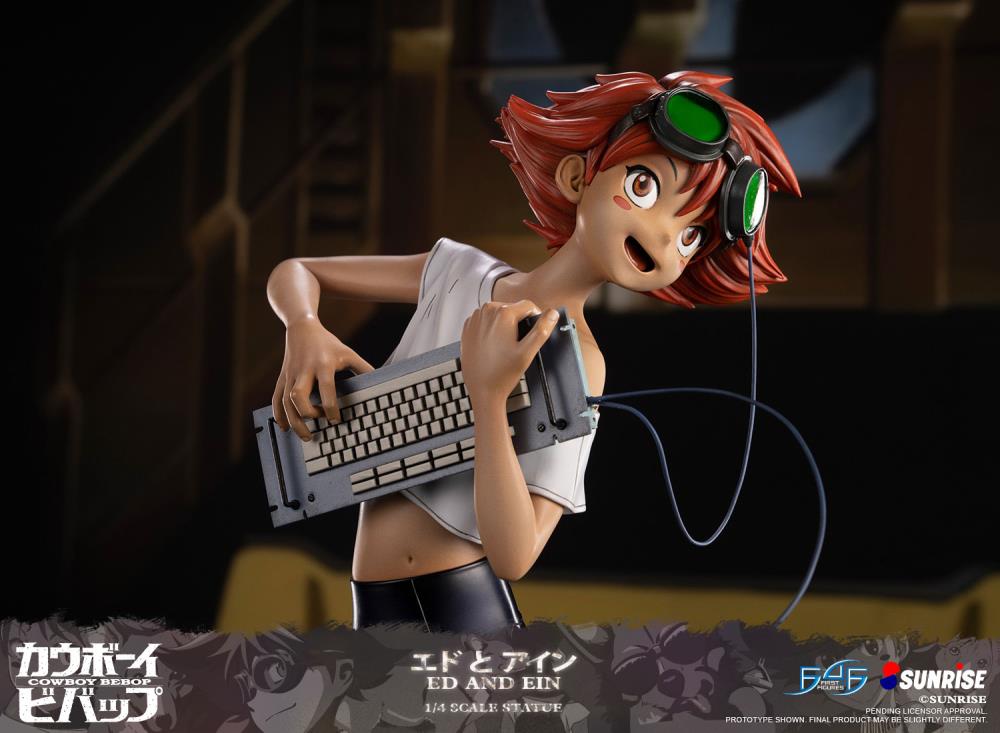 Cowboy Bebop Ed and Ein 1/4 Scale Statue Gallery Image 20