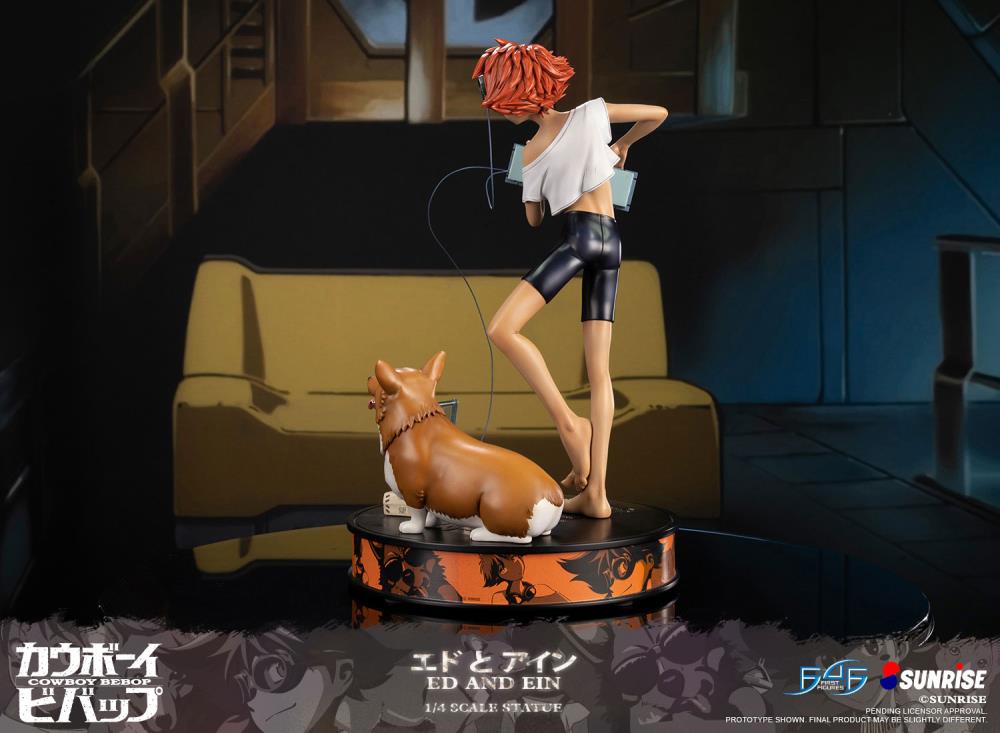 Cowboy Bebop Ed and Ein 1/4 Scale Statue Gallery Image 15