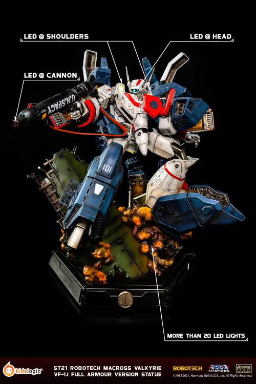 Robotech ST21 Valkyrie VF-1J (Full Armor Version) Statue Gallery Image 4