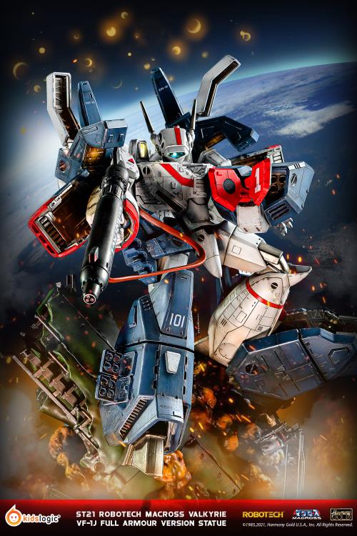 Robotech ST21 Valkyrie VF-1J (Full Armor Version) Statue Gallery Image 3