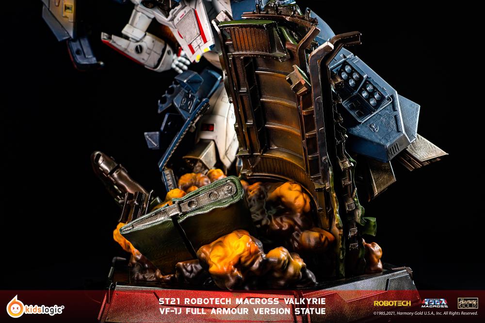 Robotech ST21 Valkyrie VF-1J (Full Armor Version) Statue Gallery Image 17