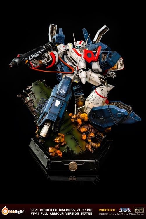Robotech ST21 Valkyrie VF-1J (Full Armor Version) Statue Gallery Image 7