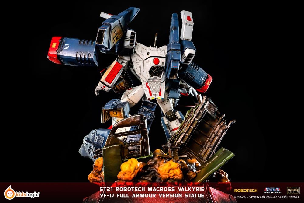 Robotech ST21 Valkyrie VF-1J (Full Armor Version) Statue Gallery Image 18