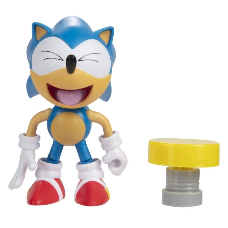 Sonic The Hedgehog 30th Anniversary Sonic with Spring 4-Inch Scale Figure Gallery Image 3