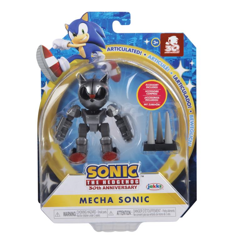 Sonic The Hedgehog 30th Anniversary 4" Mecha Sonic with Trap Spring Gallery Image 4
