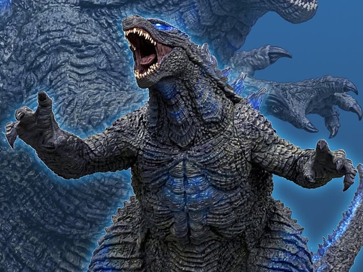 おもちゃ omega beast series GODZILLA 2019 Godzilla 2019 Omega Beast Furious Blue Figure Review and