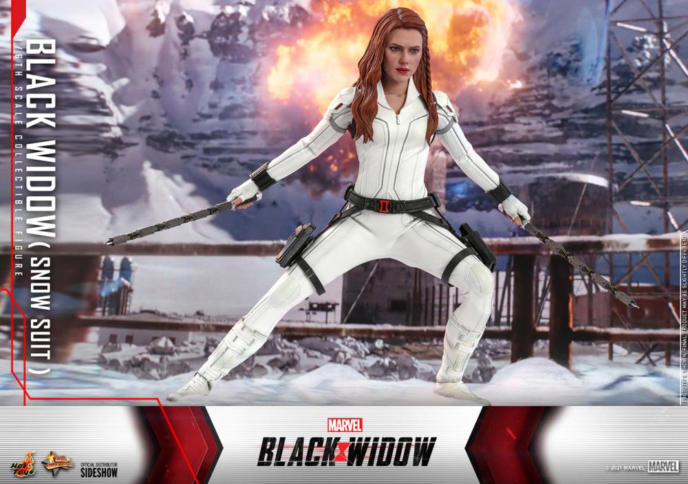 Black Widow MMS601 Black Widow (Snow Suit) 1/6th Scale Collectible Figure Gallery Image 15