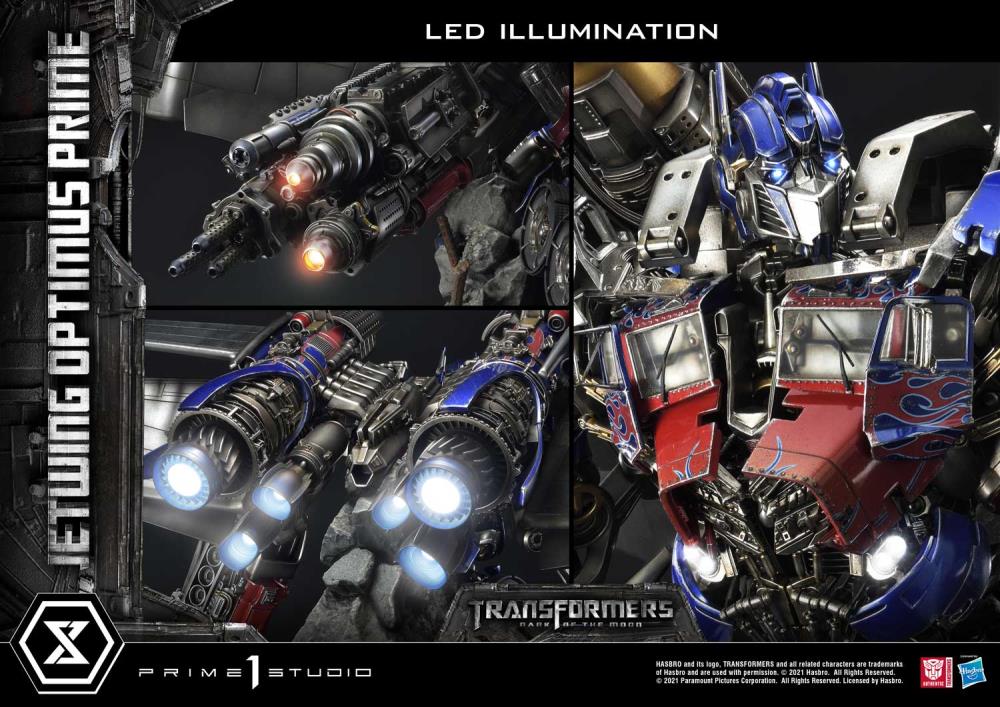 Transformers: Dark of the Moon Museum Masterline Jetwing Optimus Prime (Bonus Ver.) Statue Gallery Image 14