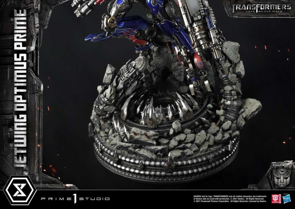Transformers: Dark of the Moon Museum Masterline Jetwing Optimus Prime (Bonus Ver.) Statue Gallery Image 19