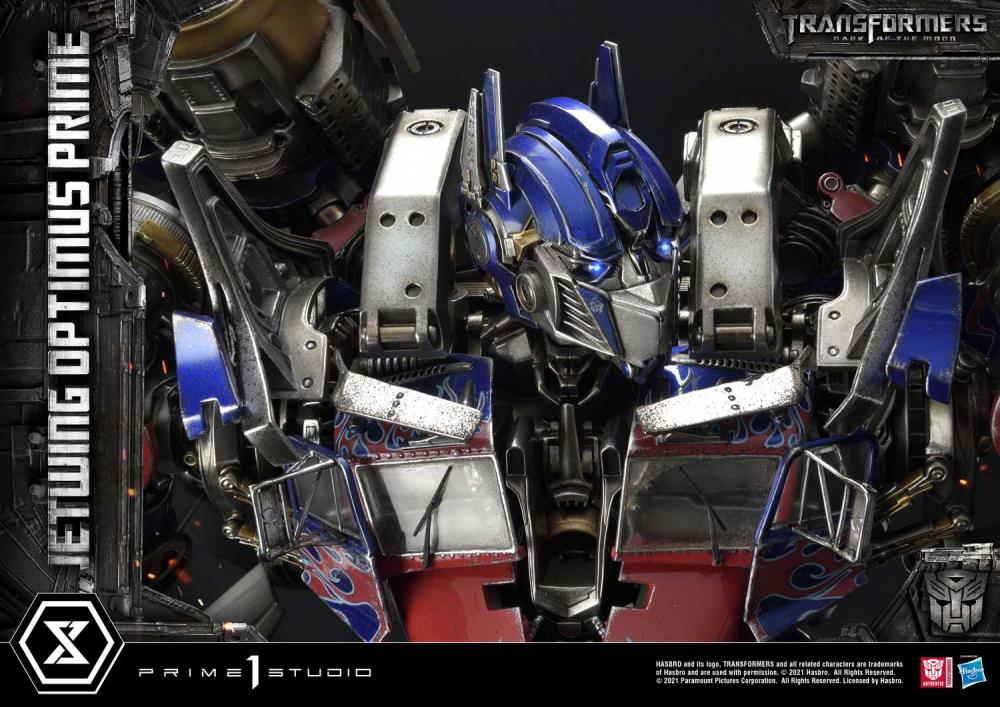 Transformers: Dark of the Moon Museum Masterline Jetwing Optimus Prime (Bonus Ver.) Statue Gallery Image 24