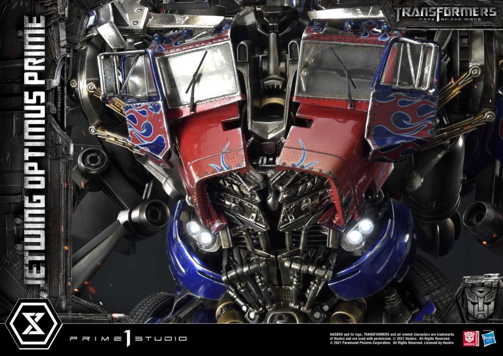 Transformers: Dark of the Moon Museum Masterline Jetwing Optimus Prime (Bonus Ver.) Statue Gallery Image 17