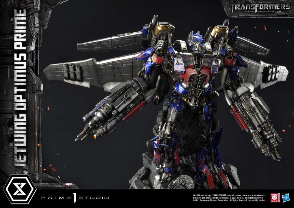 Transformers: Dark of the Moon Museum Masterline Jetwing Optimus Prime (Bonus Ver.) Statue Gallery Image 11