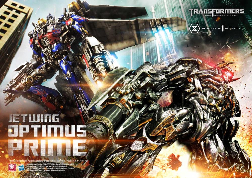 Transformers: Dark of the Moon Museum Masterline Jetwing Optimus Prime (Bonus Ver.) Statue Gallery Image 3
